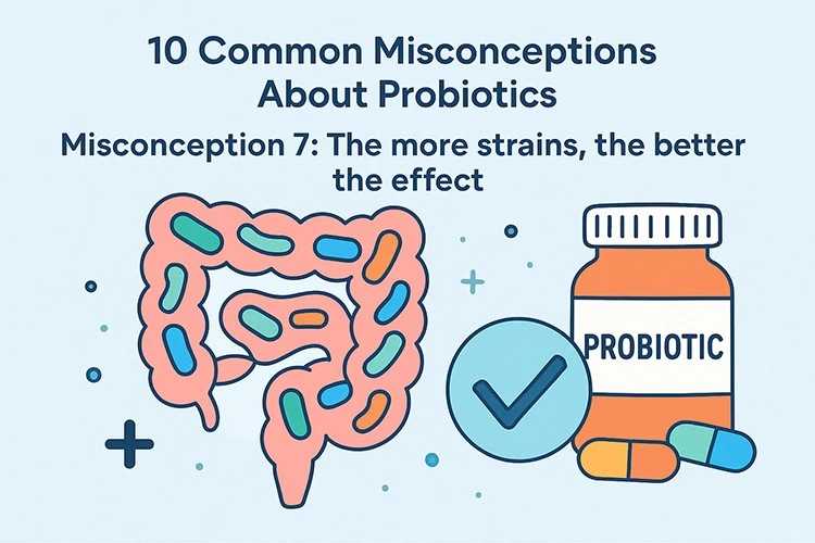 Misconception 7 The more strains the better the effect Misconception 7 The more strains the better the effect